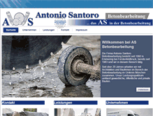 Tablet Screenshot of antonio-santoro.de